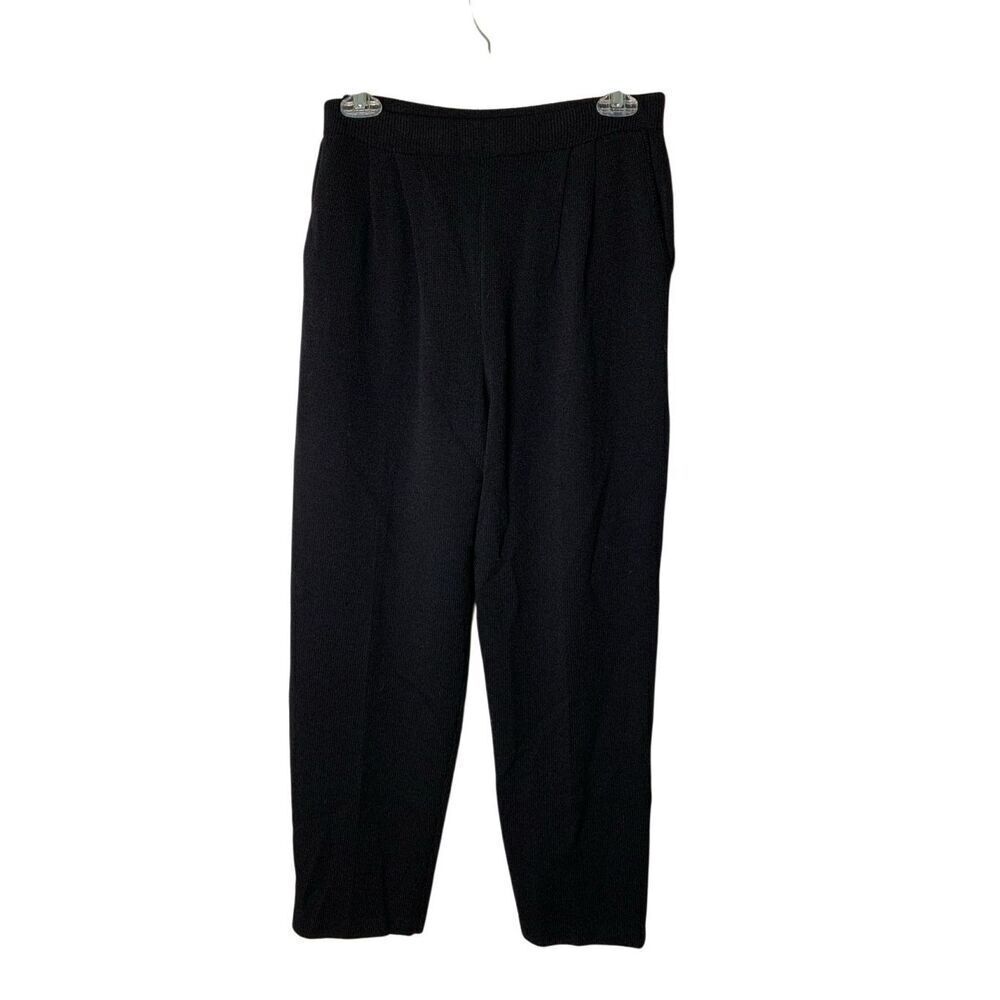 St John Santana Knit pants black women's size 4
